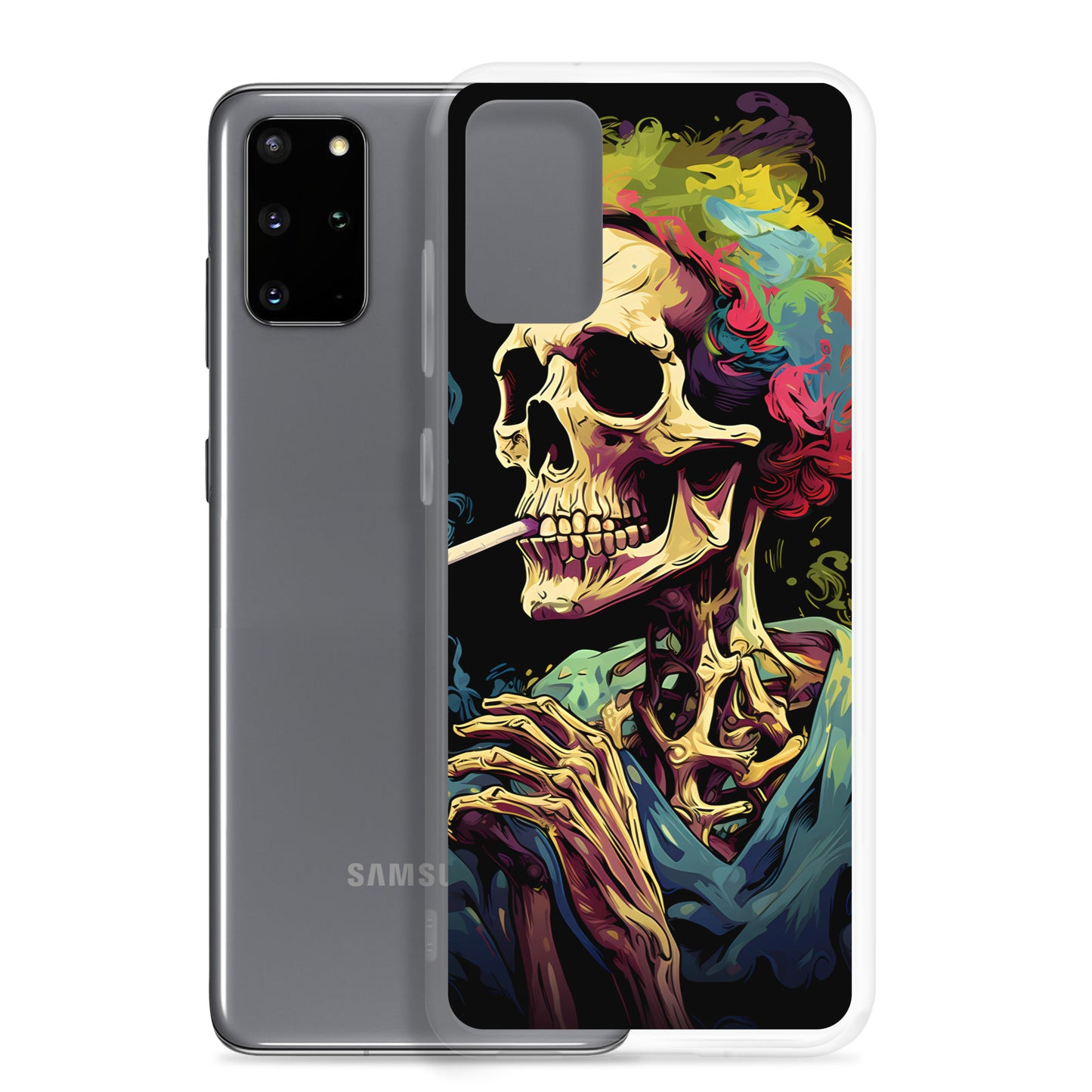 Samsung Case - Smoking Dead Skeleton