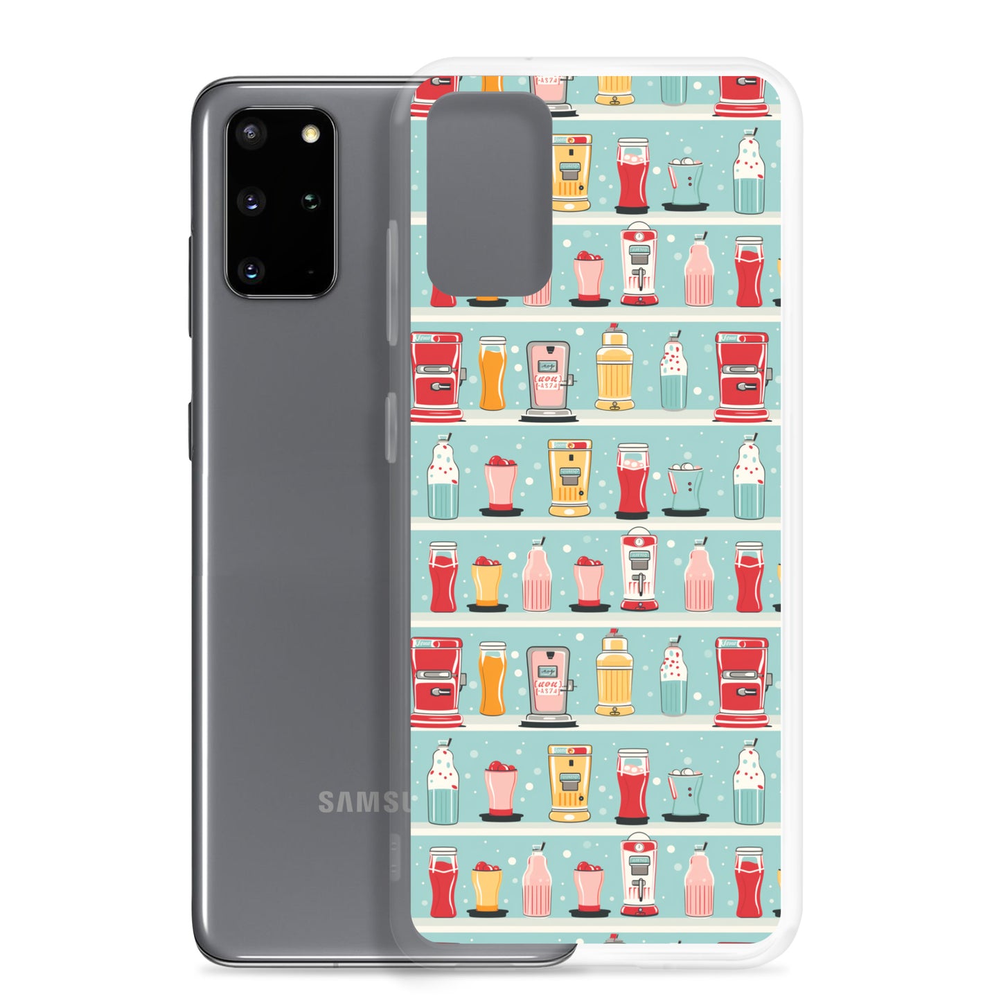 Samsung Case - Retro Soda Fountain Shelves