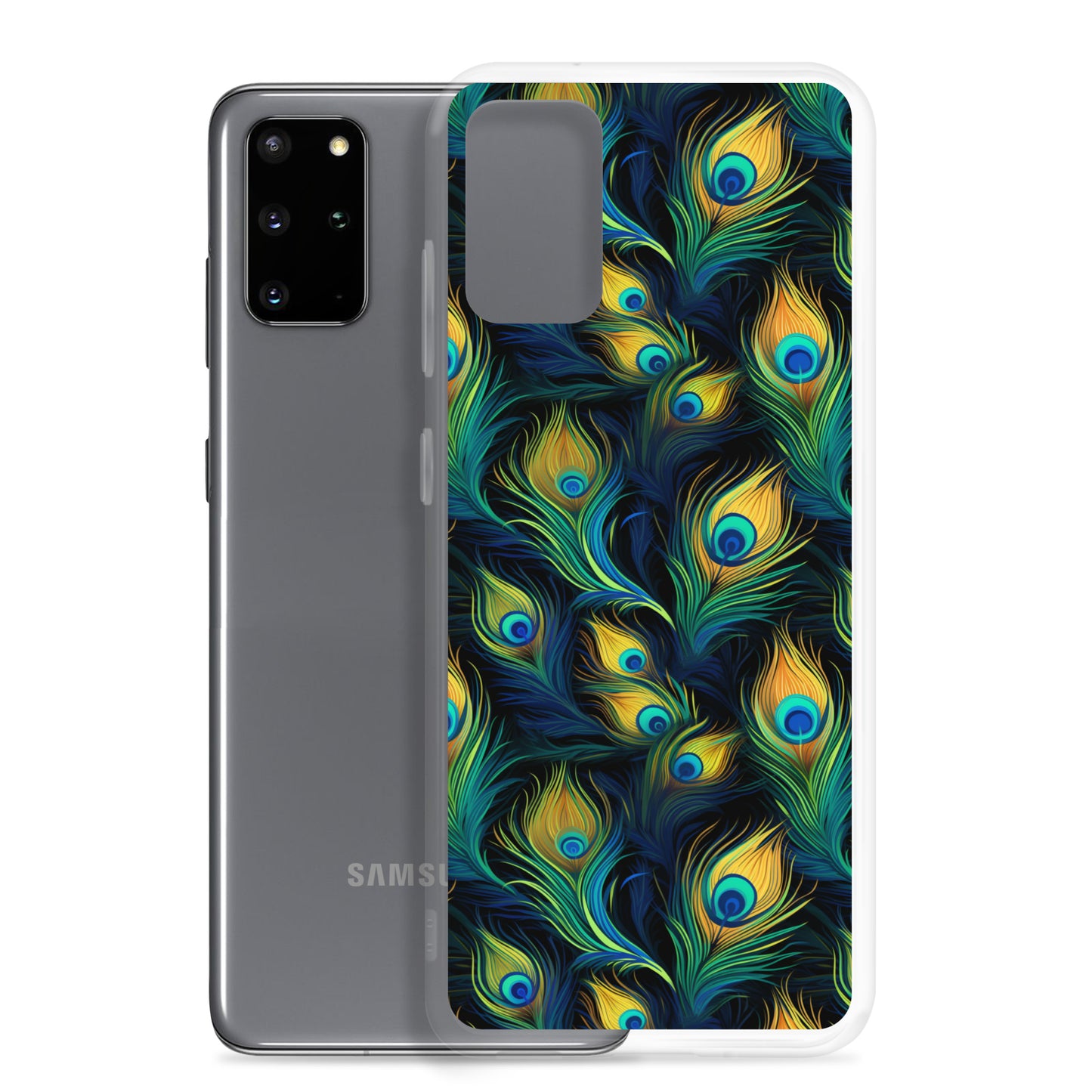 Samsung Case - Peacock Feather Pattern