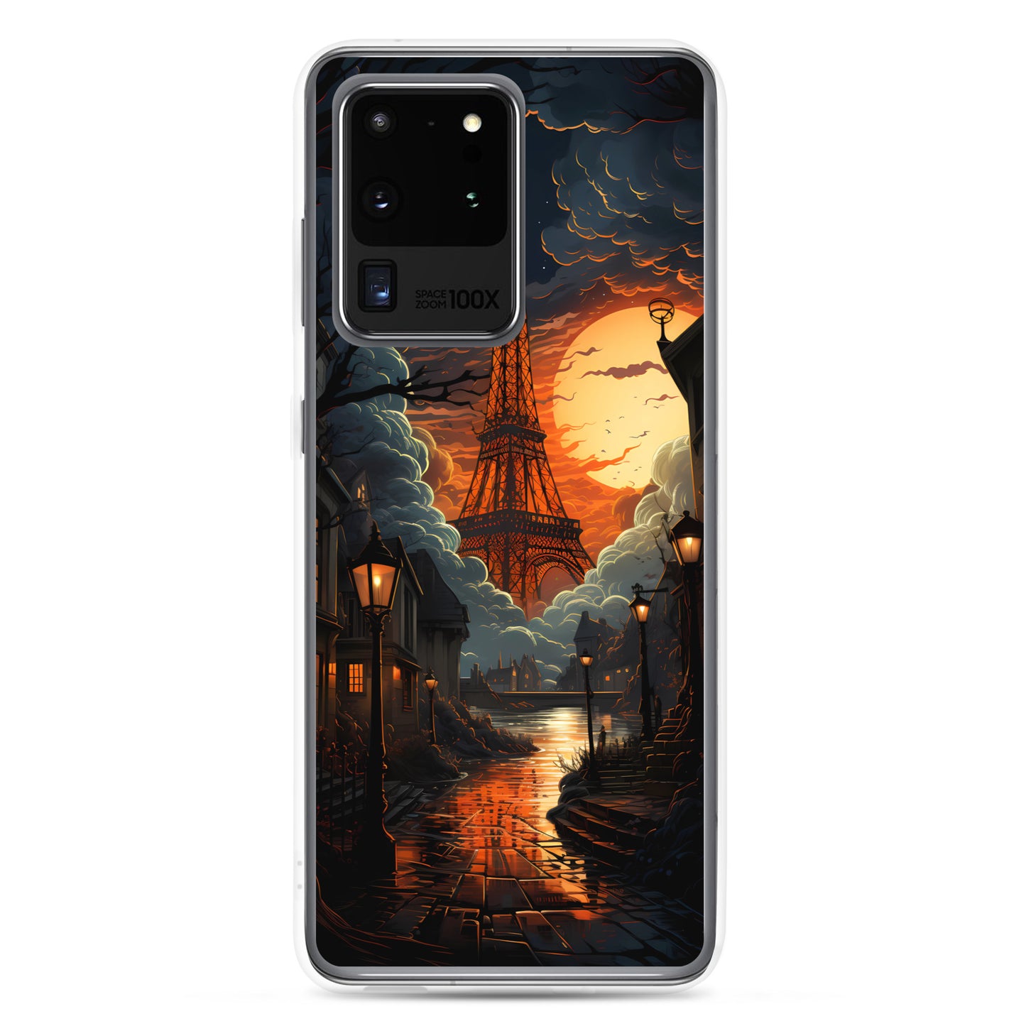 Samsung Case - Paris Street in Moonlight