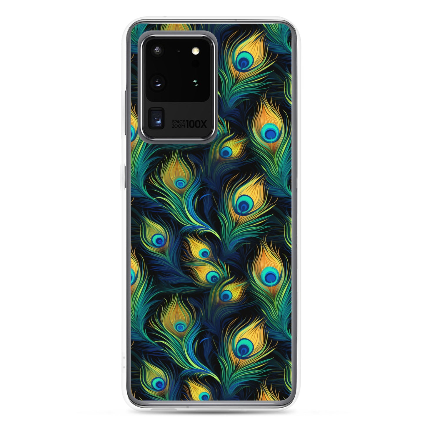 Samsung Case - Peacock Feather Pattern