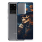 Samsung Case - Smoking Skeleton in Blue