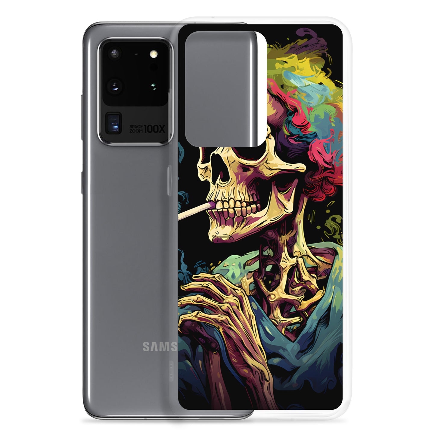 Samsung Case - Smoking Dead Skeleton