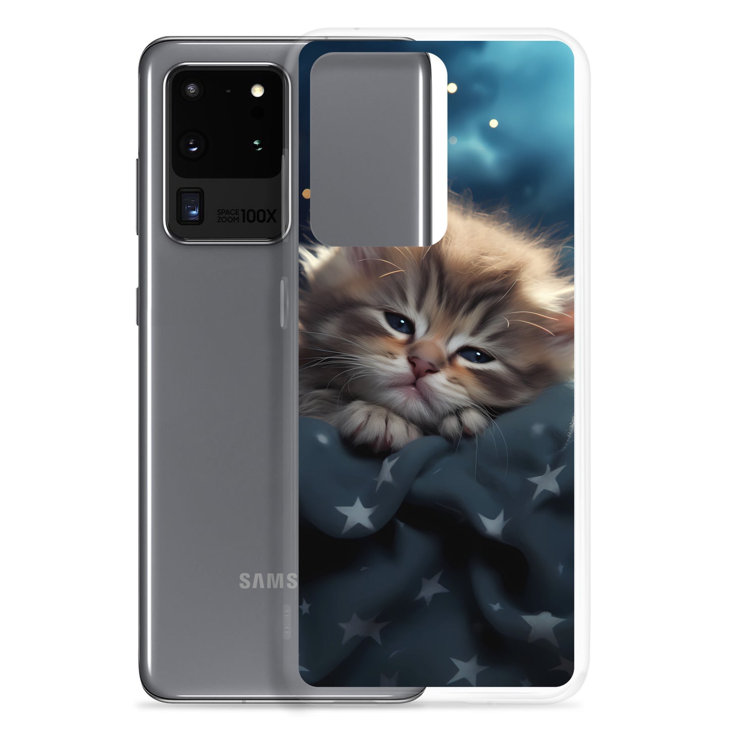 Samsung Case - Sleepy Star Kitty