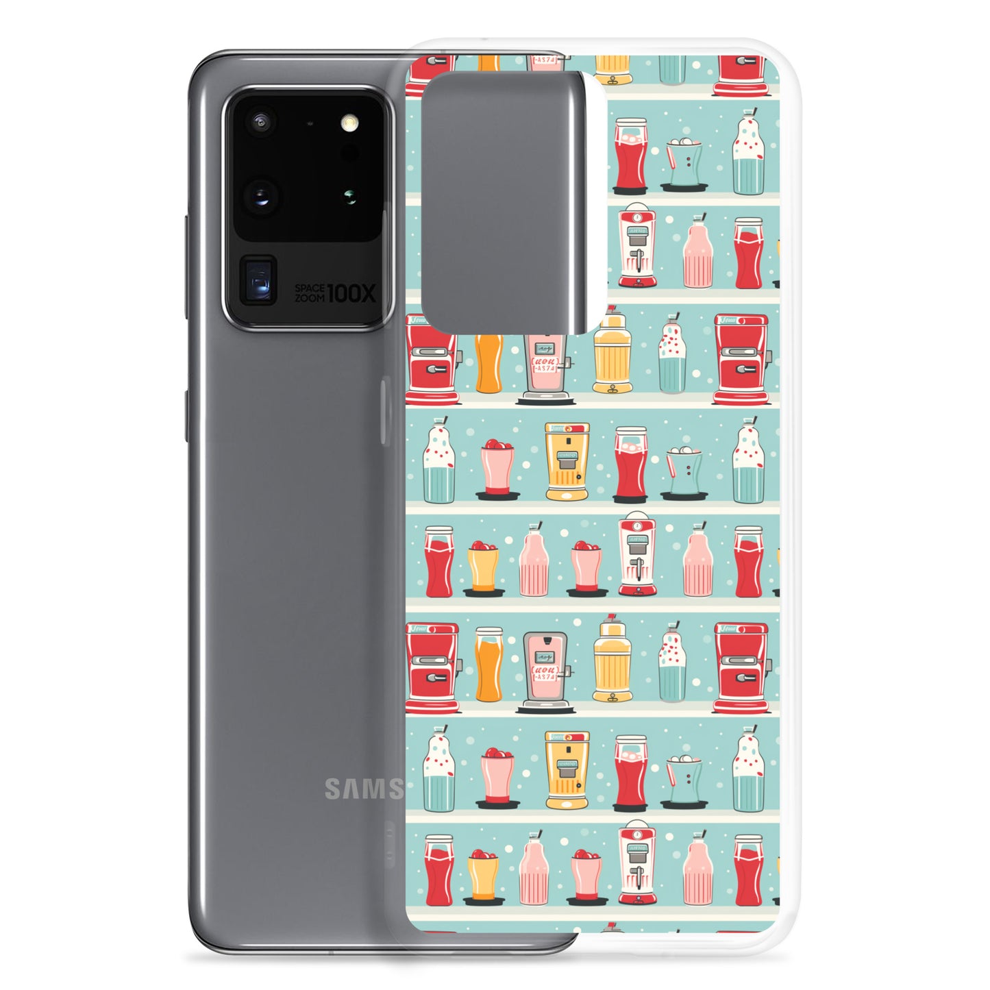 Samsung Case - Retro Soda Fountain Shelves