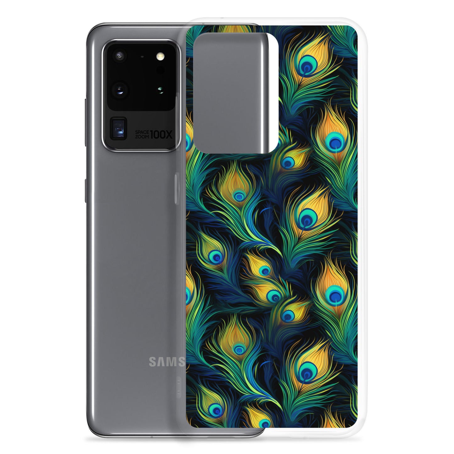 Samsung Case - Peacock Feather Pattern