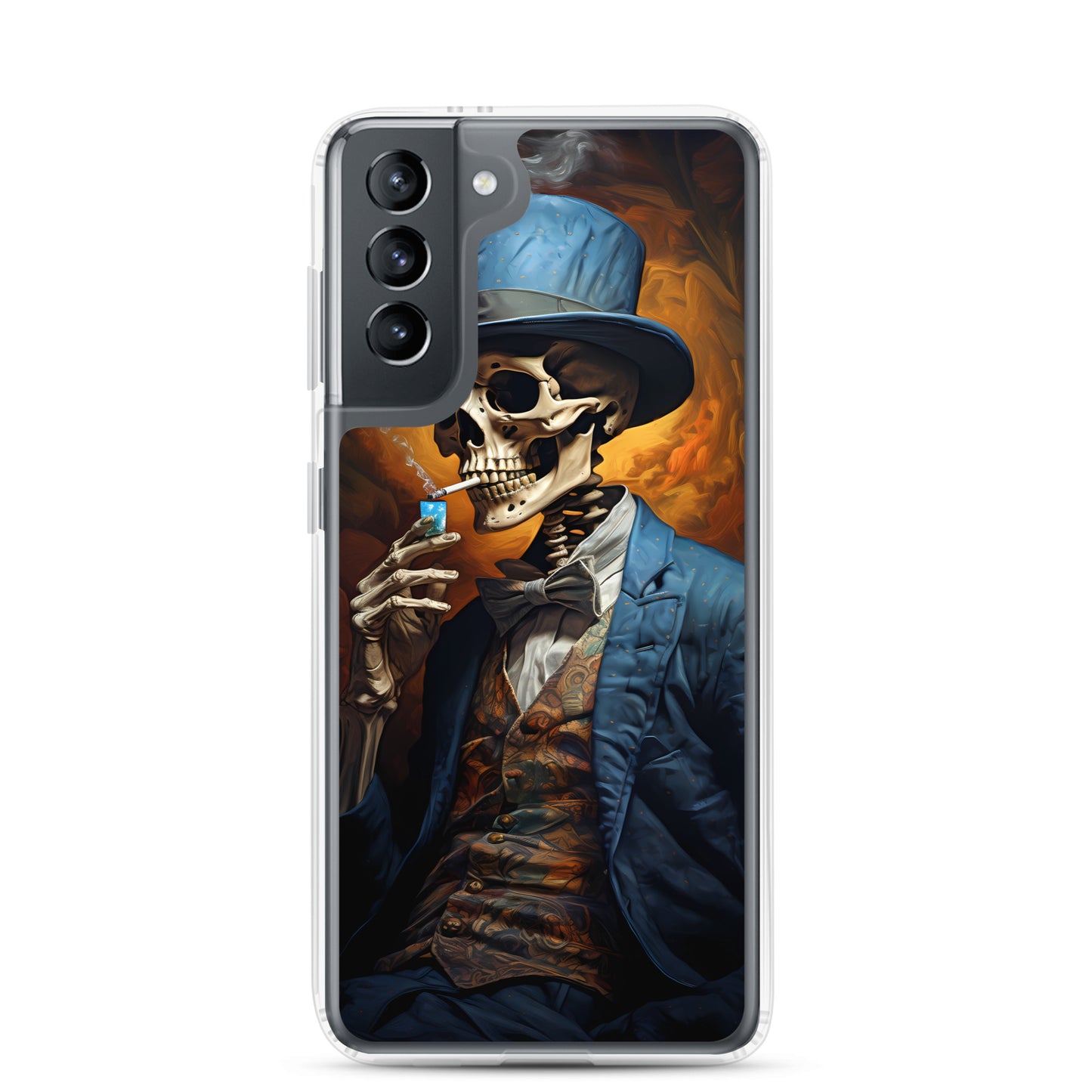 Samsung Case - Dapper Smoking Skeleton