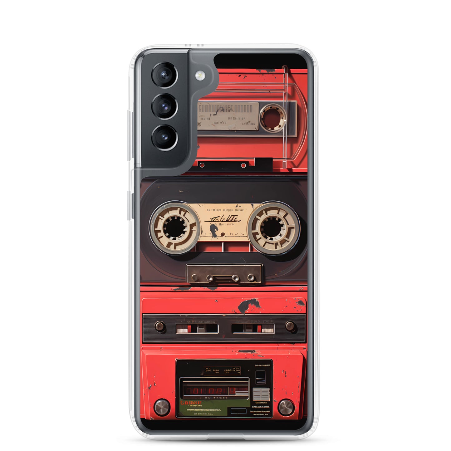 Samsung Case - Vintage Cassette Tape Player