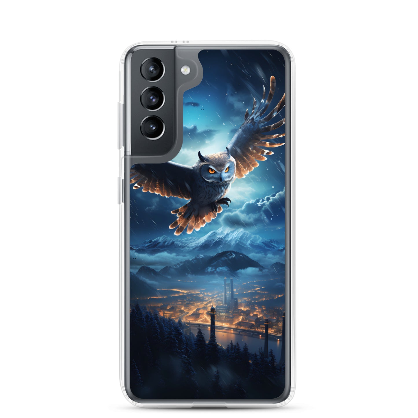 Samsung Case - Night Owl Over City