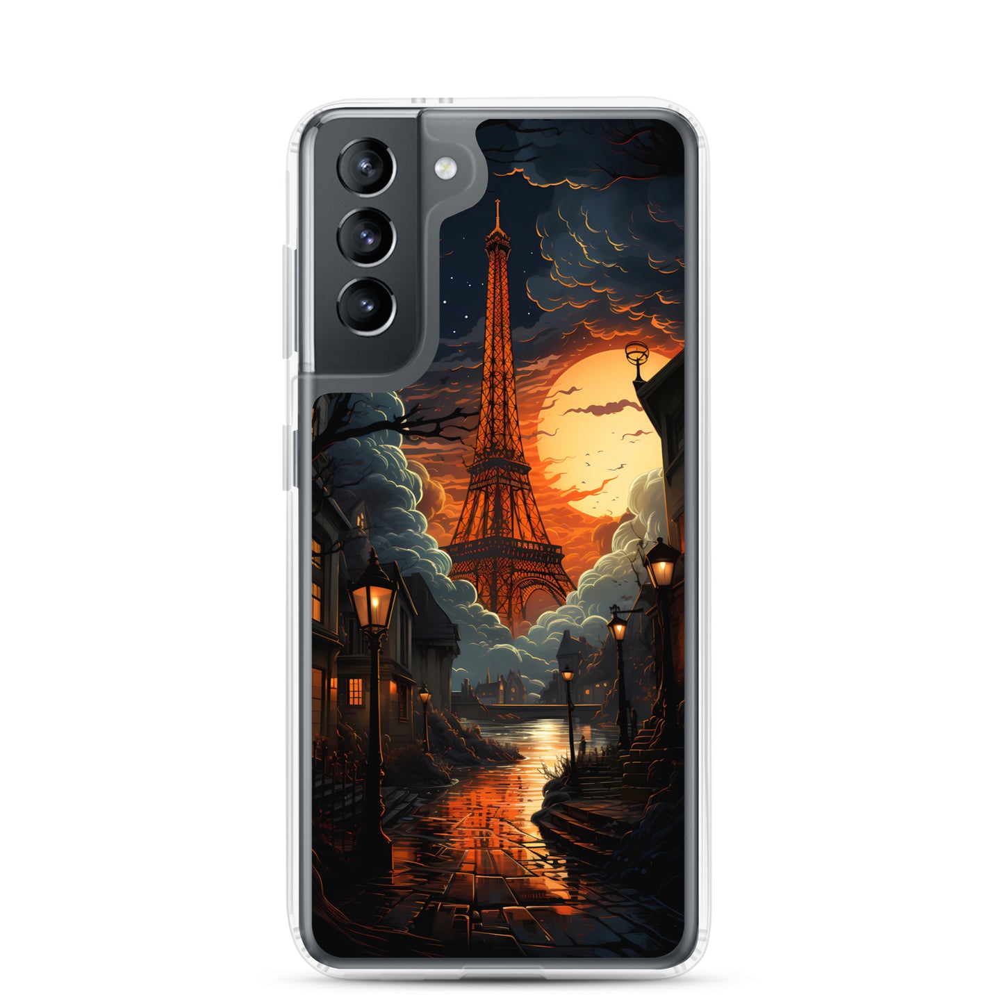 Samsung Case - Paris Street in Moonlight