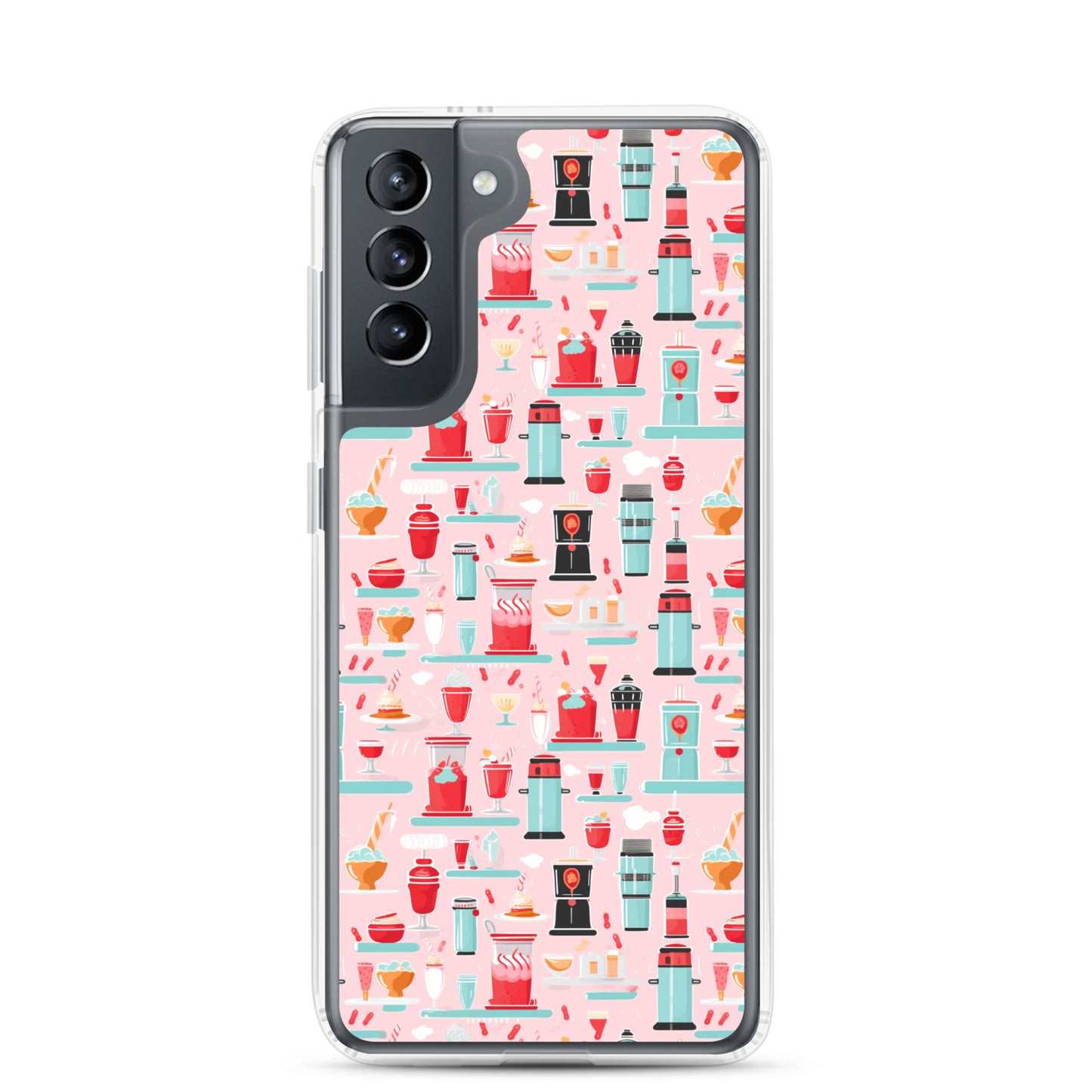 Samsung Case - Vintage Pink Soda Fountain