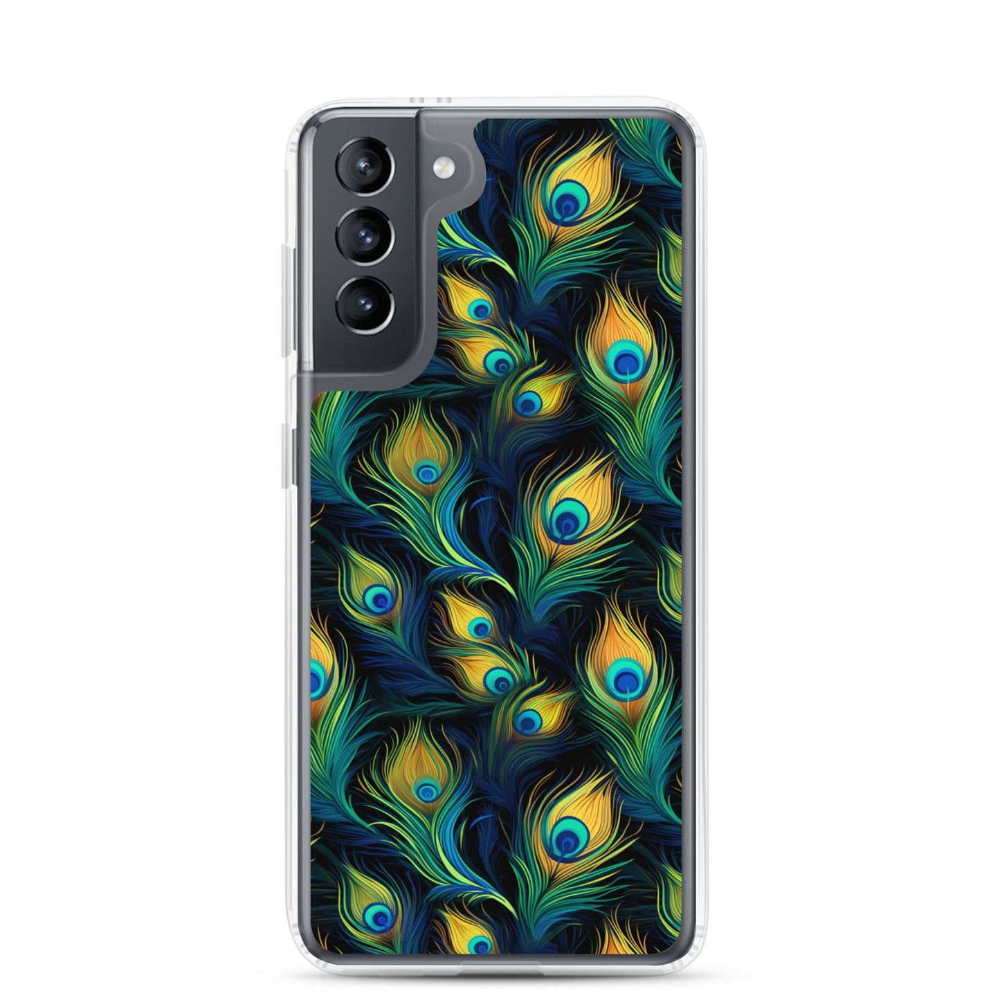 Samsung Case - Peacock Feather Pattern