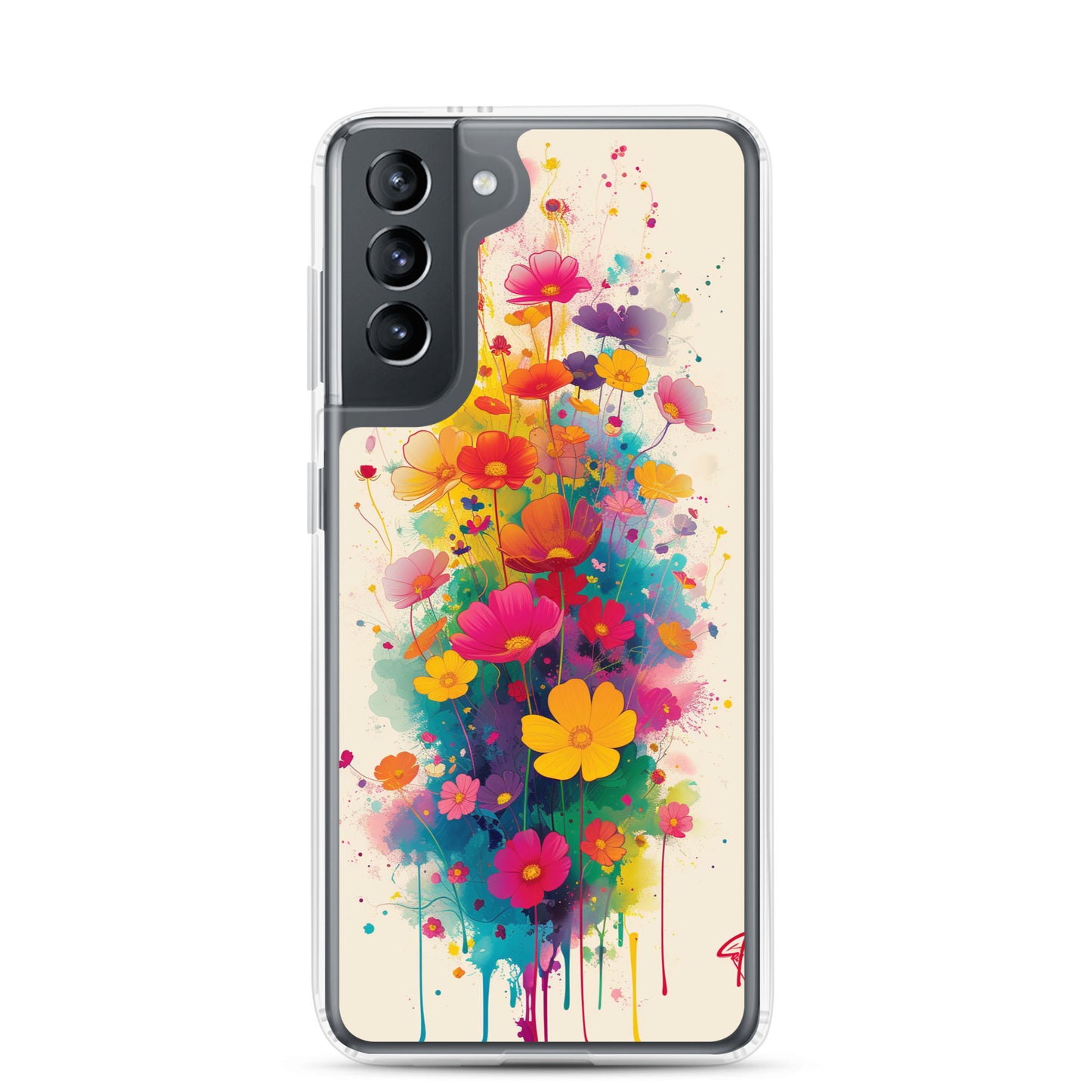 Samsung Case - Ethereal Petal Symphony