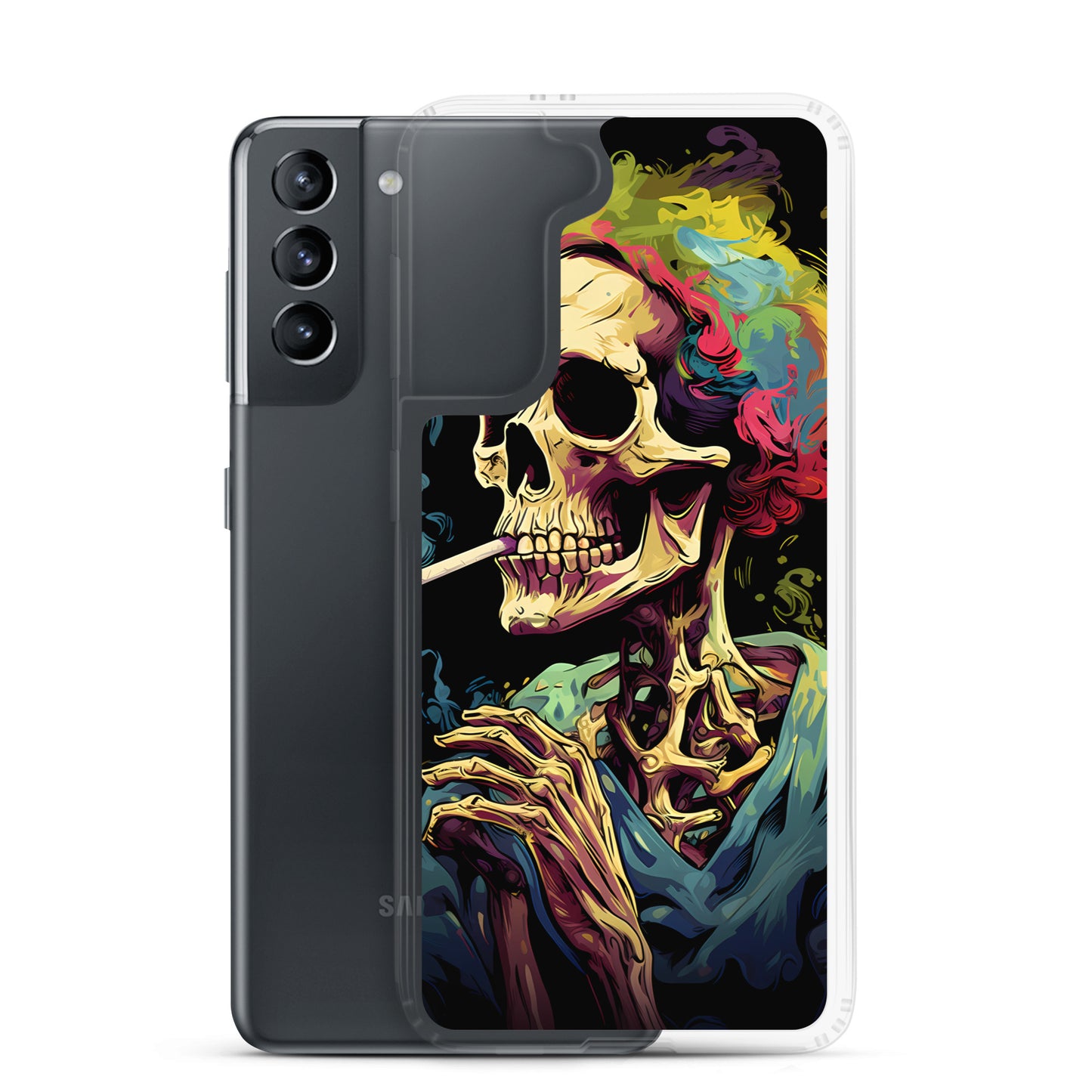 Samsung Case - Smoking Dead Skeleton