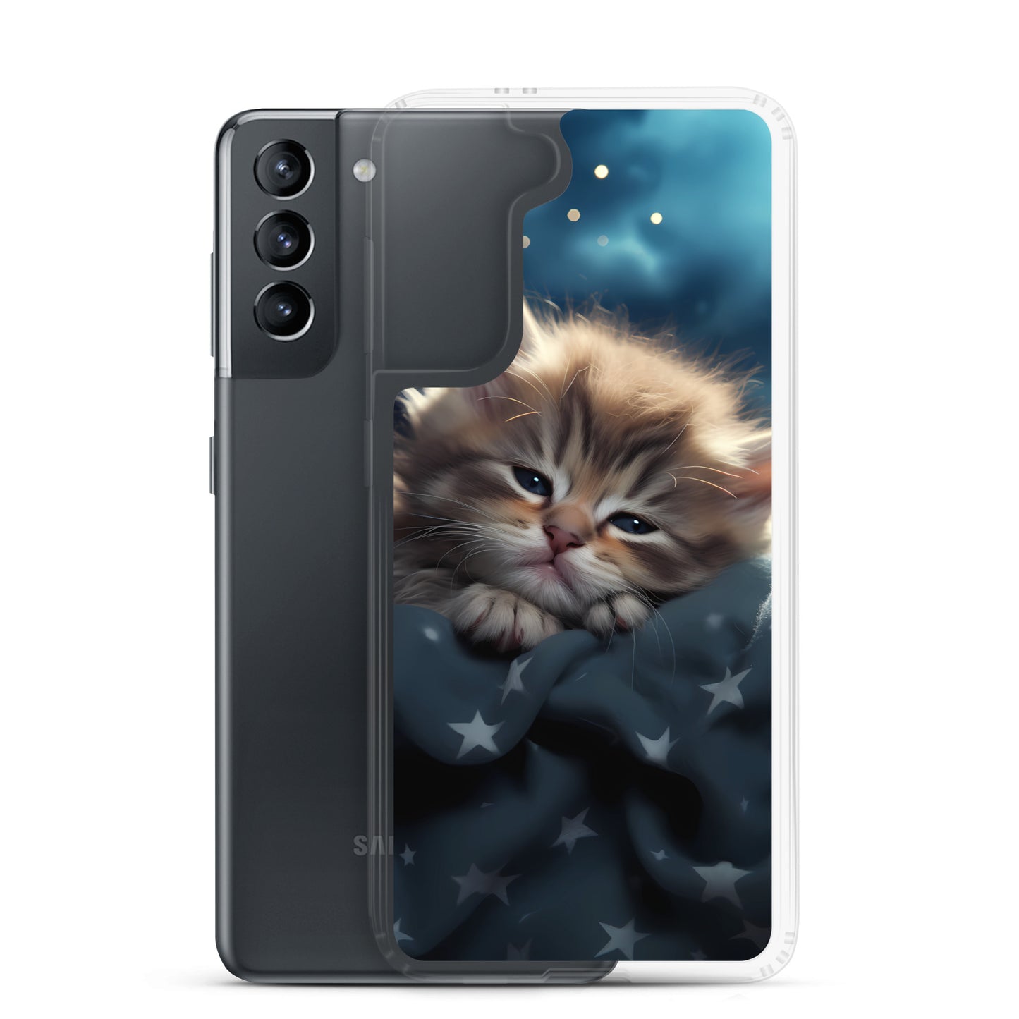 Samsung Case - Sleepy Star Kitty