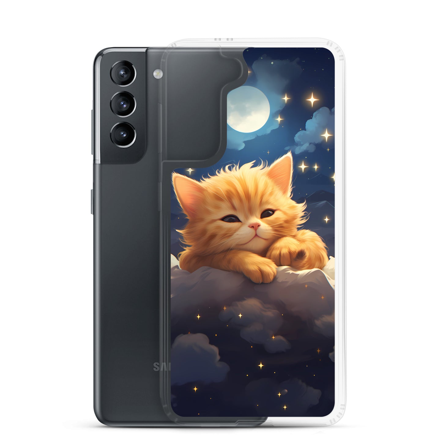 Samsung Case - Kitten on a Cloud