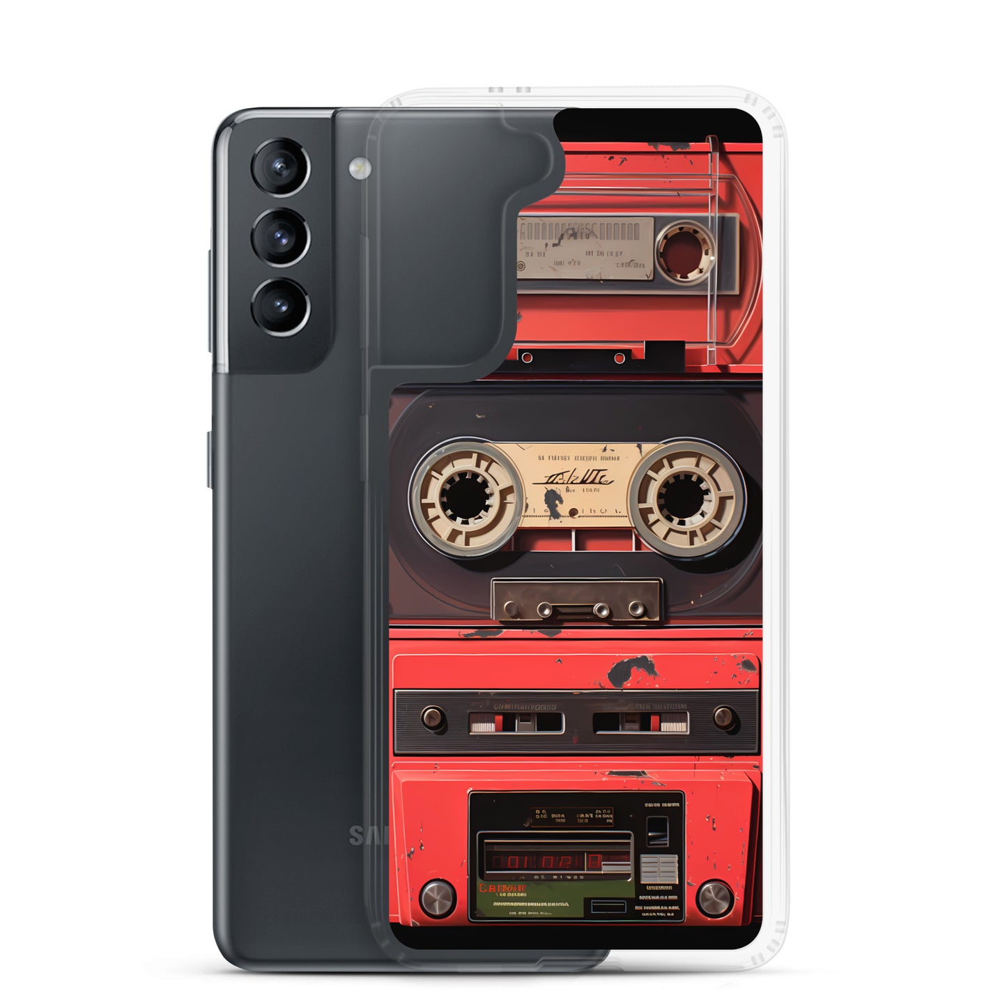 Samsung Case - Vintage Cassette Tape Player