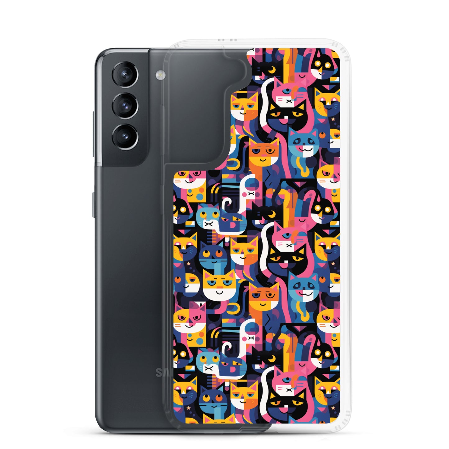 Samsung Case - Colorful Cats