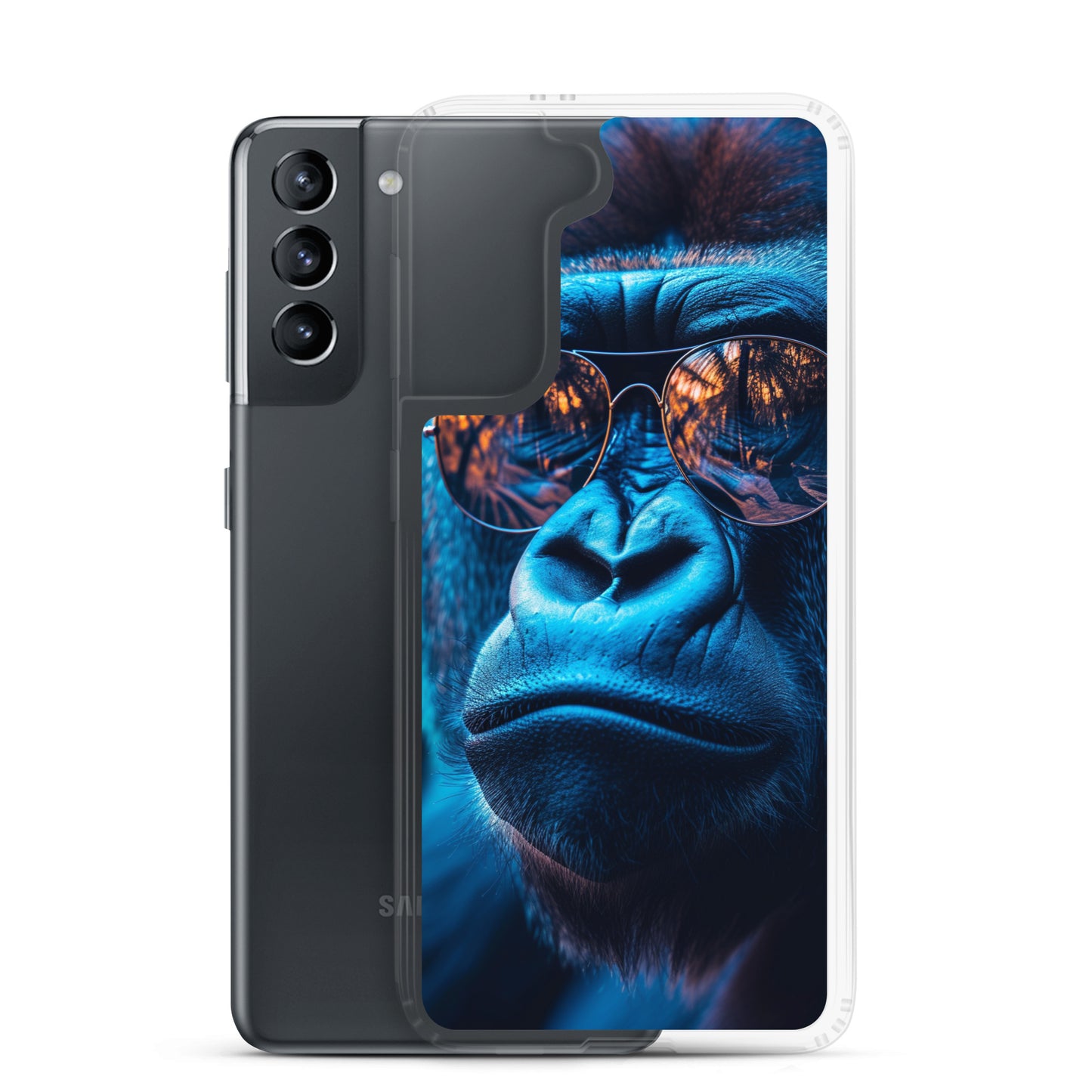 Samsung Case - Blue Gorilla