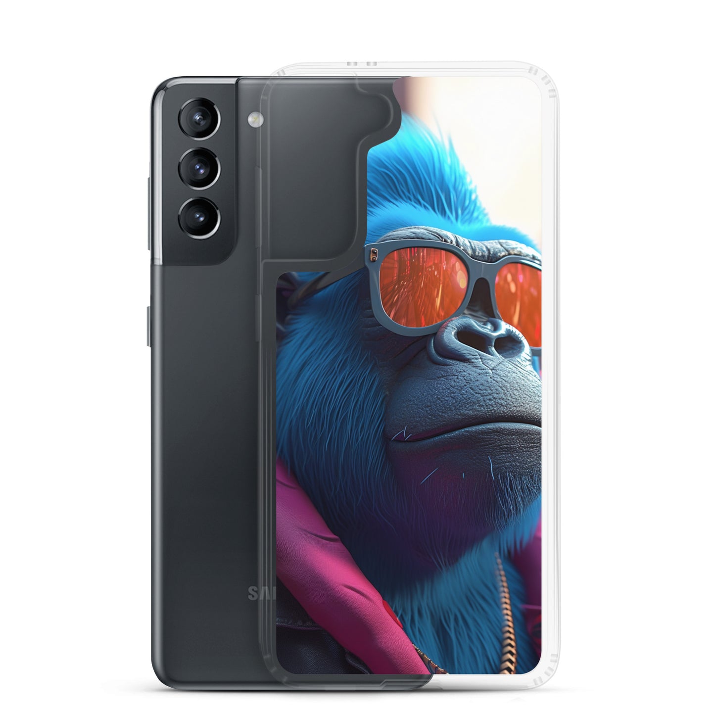 Samsung Case - Blue Gorilla