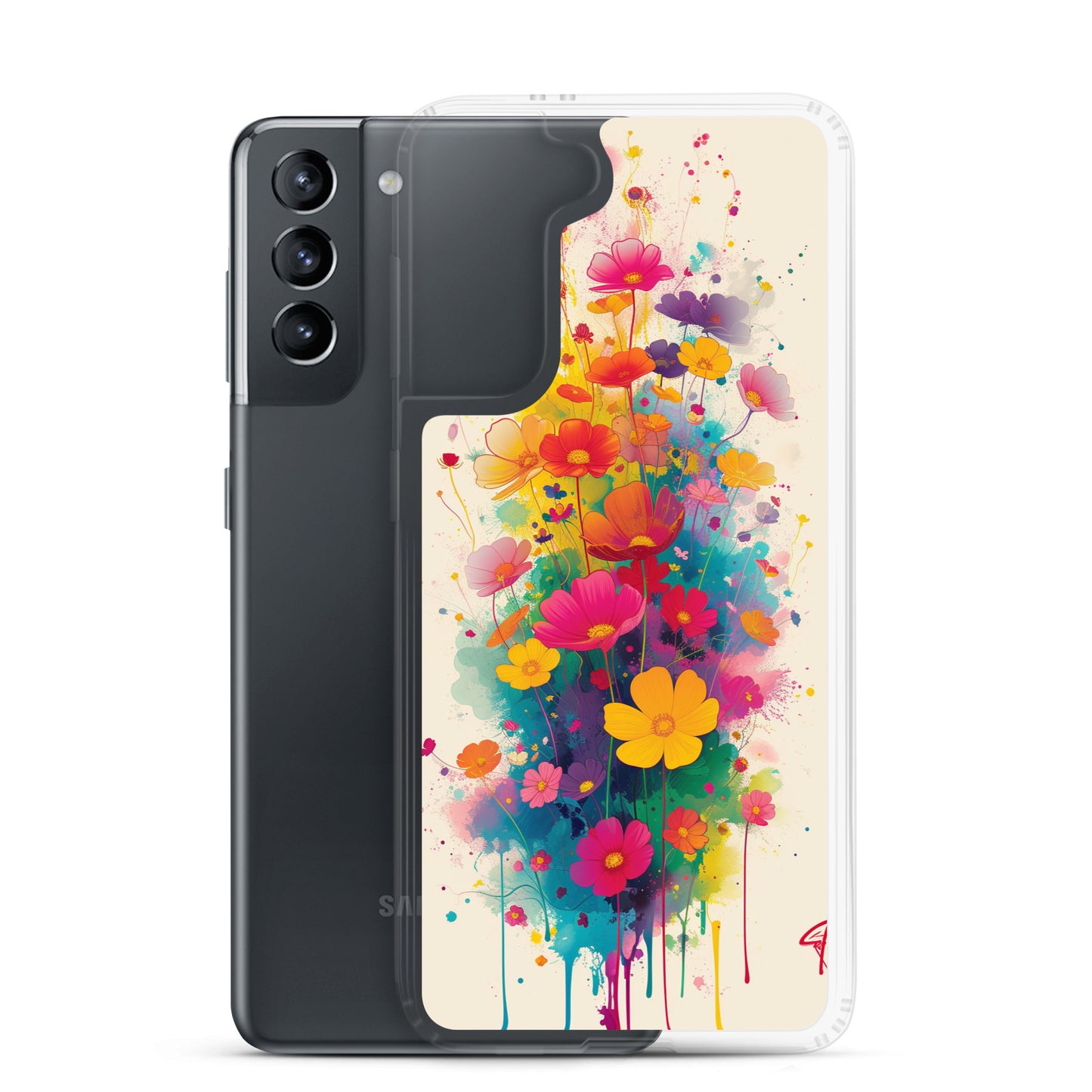 Samsung Case - Ethereal Petal Symphony