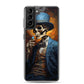 Samsung Case - Dapper Smoking Skeleton