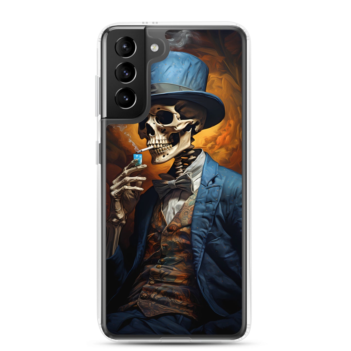 Samsung Case - Dapper Smoking Skeleton