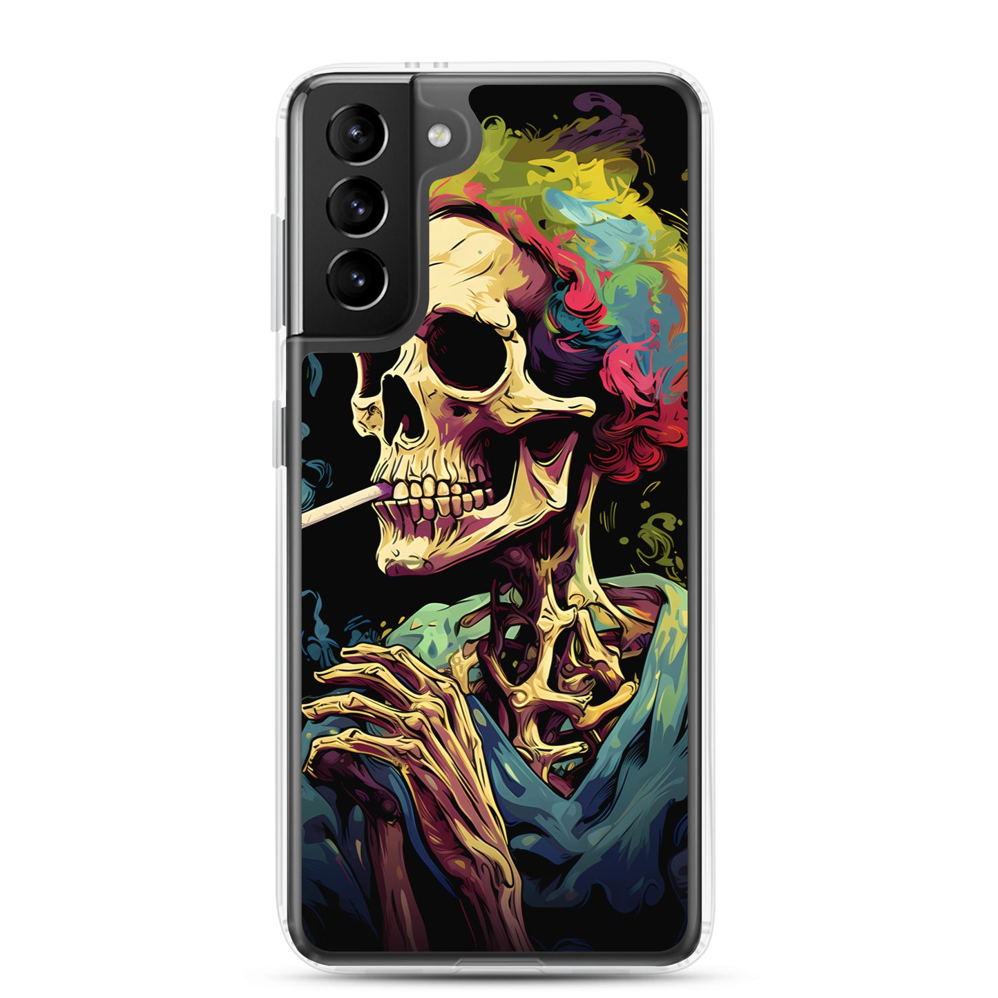 Samsung Case - Smoking Dead Skeleton