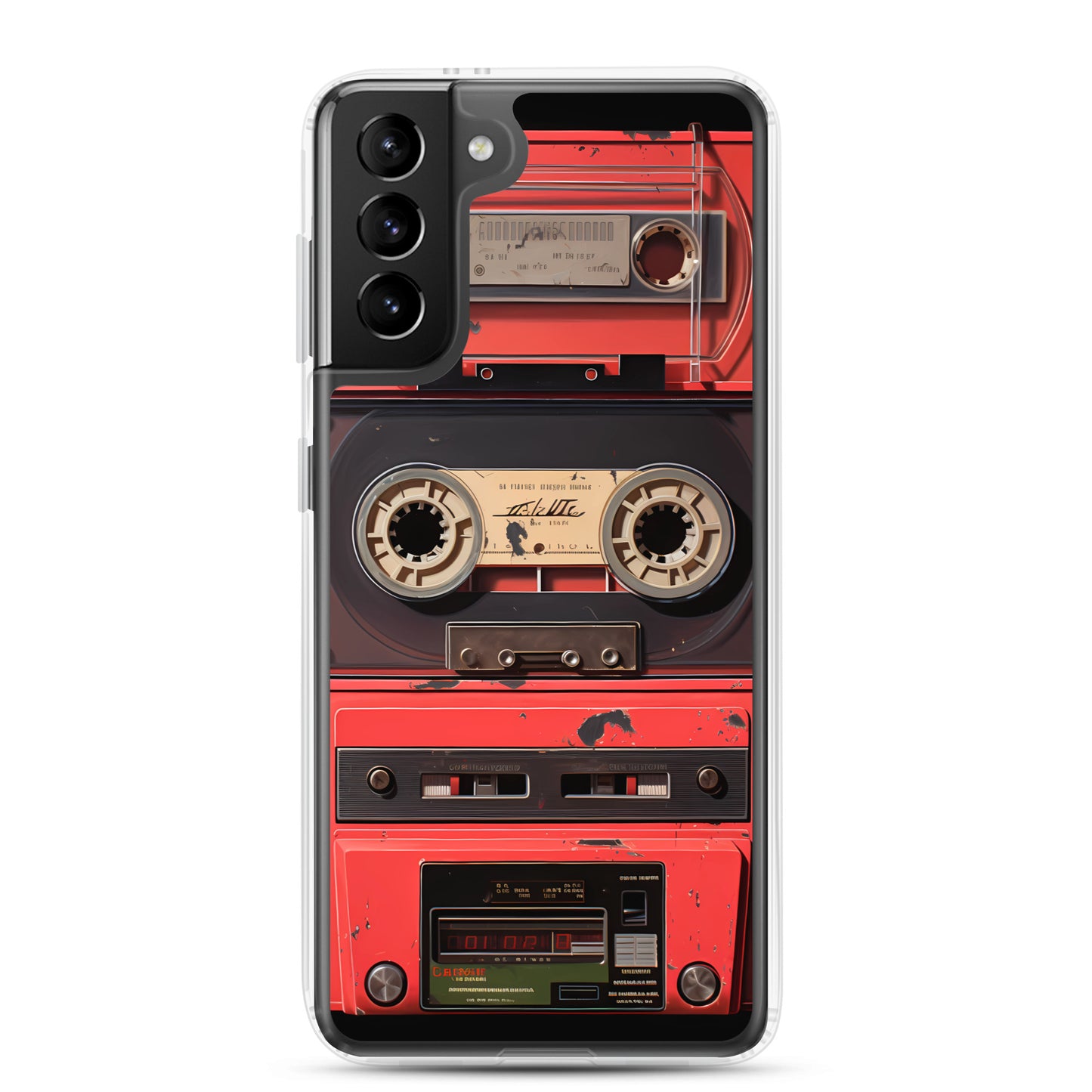 Samsung Case - Vintage Cassette Tape Player