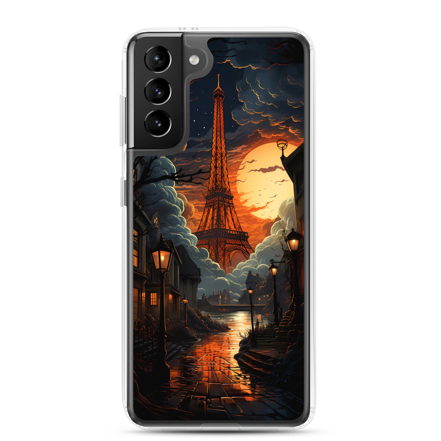 Samsung Case - Paris Street in Moonlight