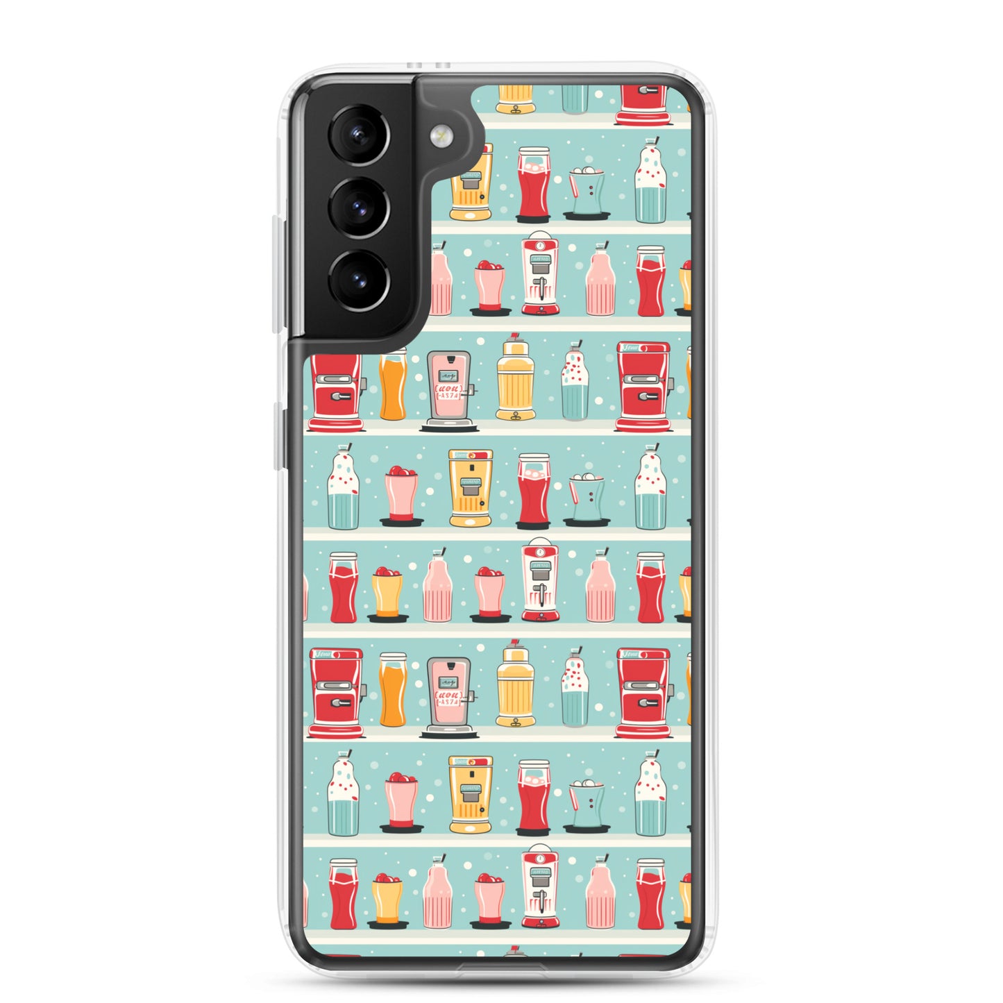 Samsung Case - Retro Soda Fountain Shelves