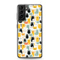 Samsung Case - Abstract Cats Pattern