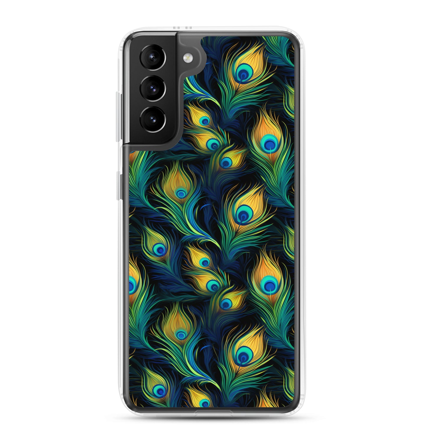 Samsung Case - Peacock Feather Pattern