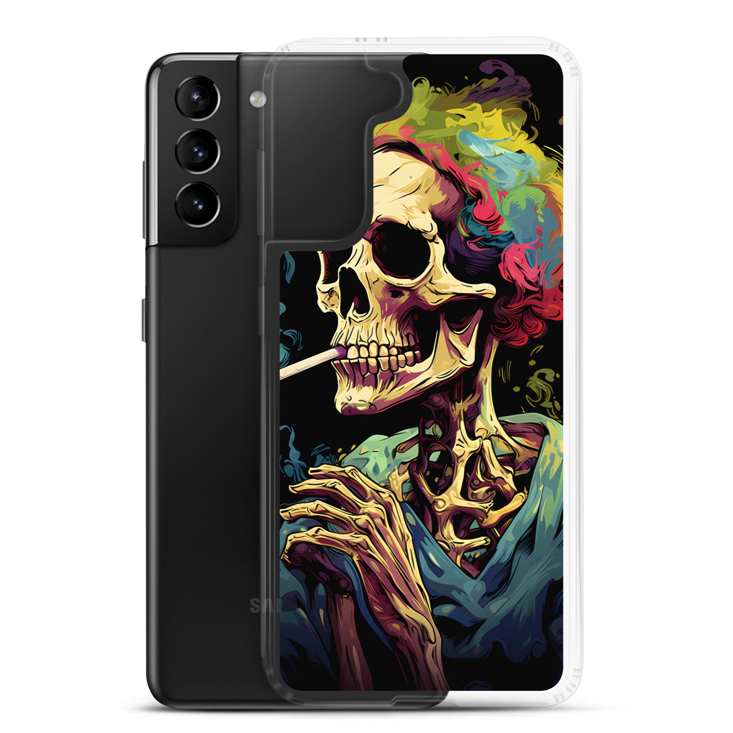 Samsung Case - Smoking Dead Skeleton