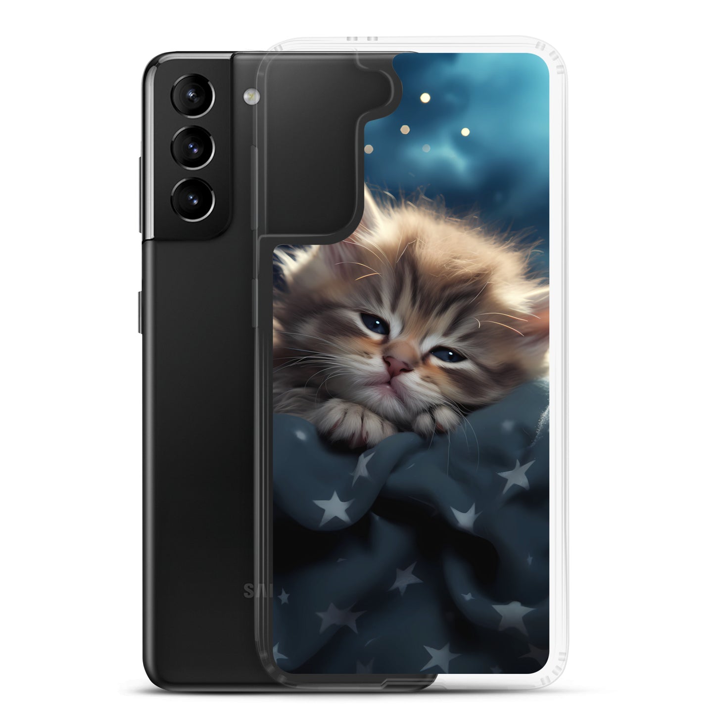 Samsung Case - Sleepy Star Kitty