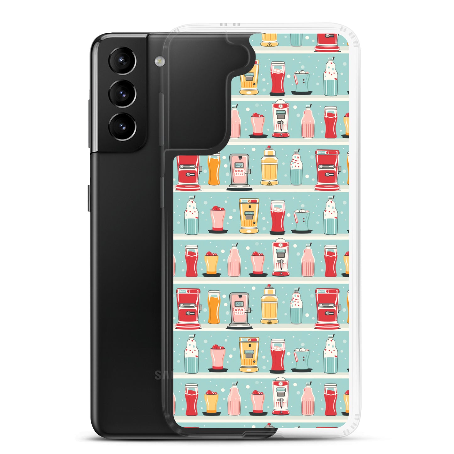 Samsung Case - Retro Soda Fountain Shelves