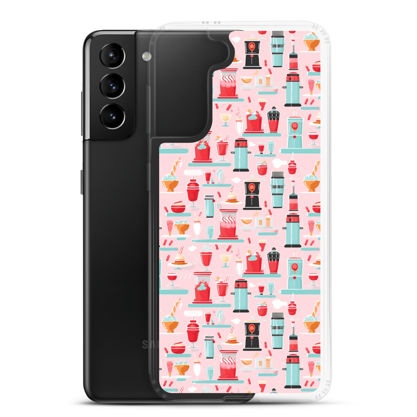 Samsung Case - Vintage Pink Soda Fountain