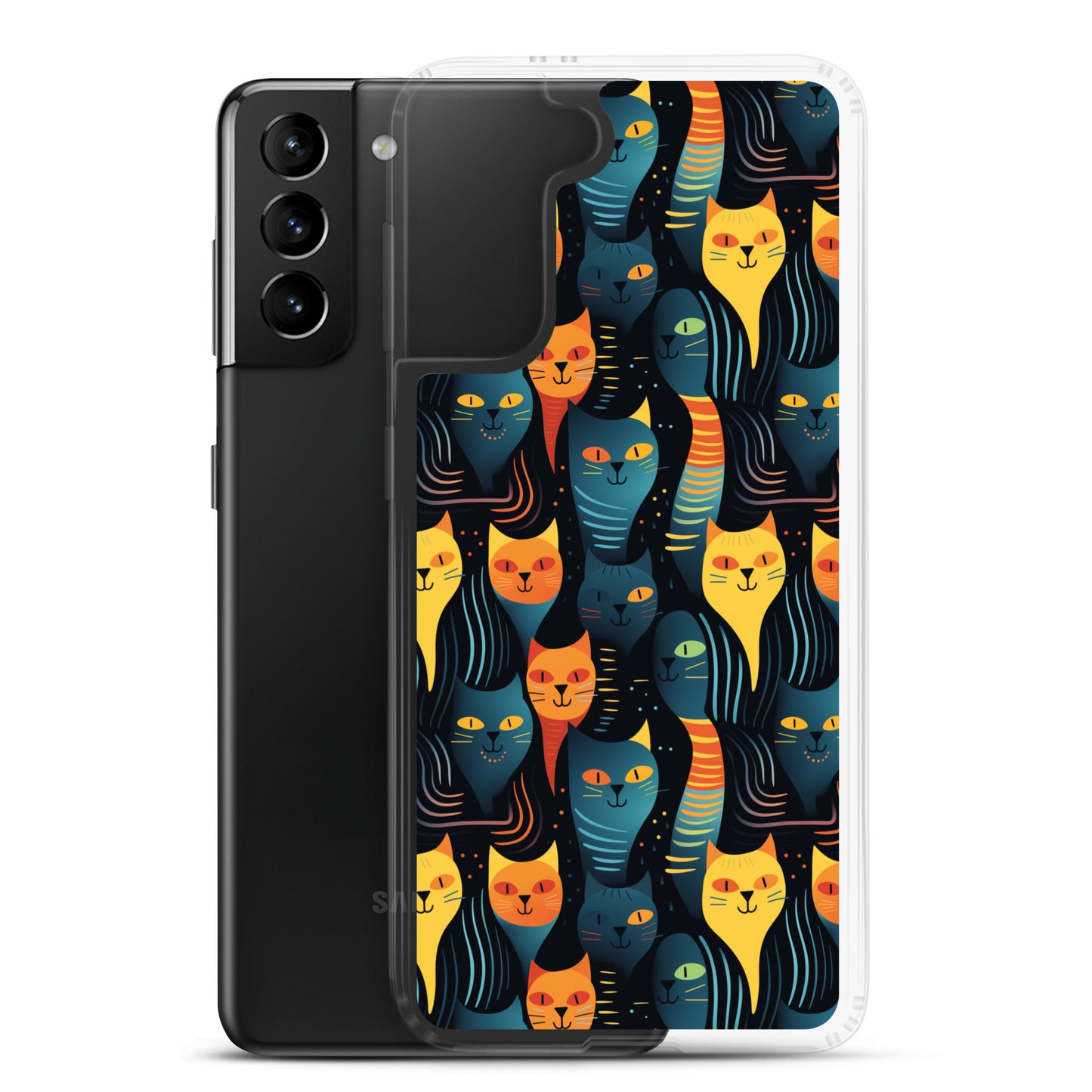 Samsung Case - Abstract Cats