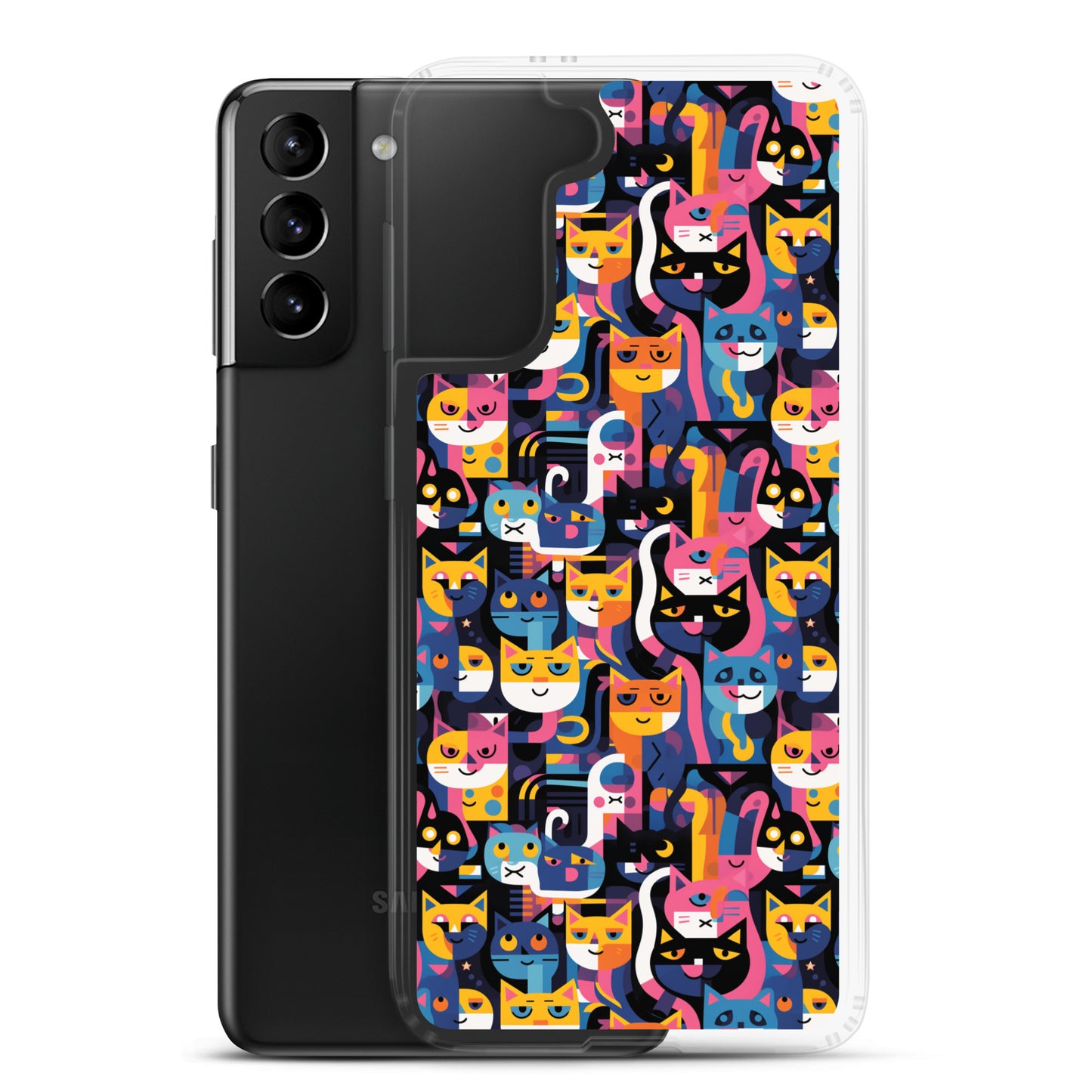 Samsung Case - Colorful Cats