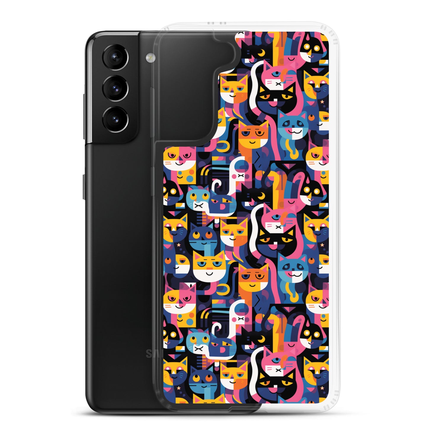 Samsung Case - Colorful Cats