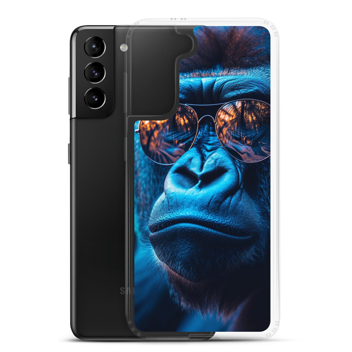 Samsung Case - Blue Gorilla