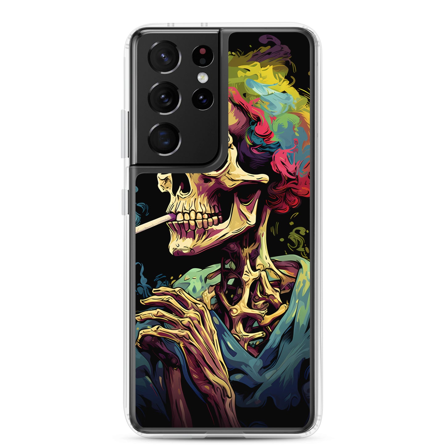 Samsung Case - Smoking Dead Skeleton