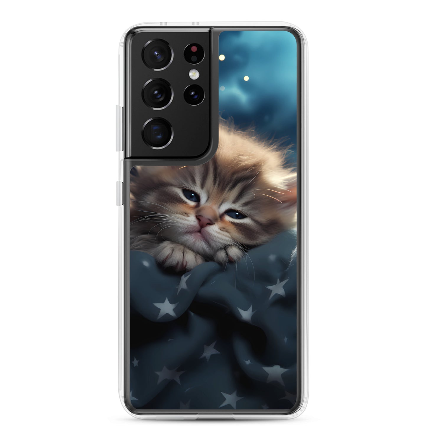 Samsung Case - Sleepy Star Kitty