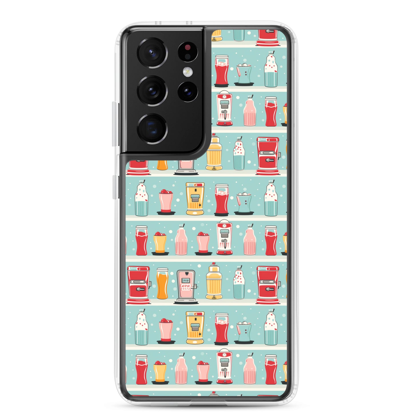 Samsung Case - Retro Soda Fountain Shelves