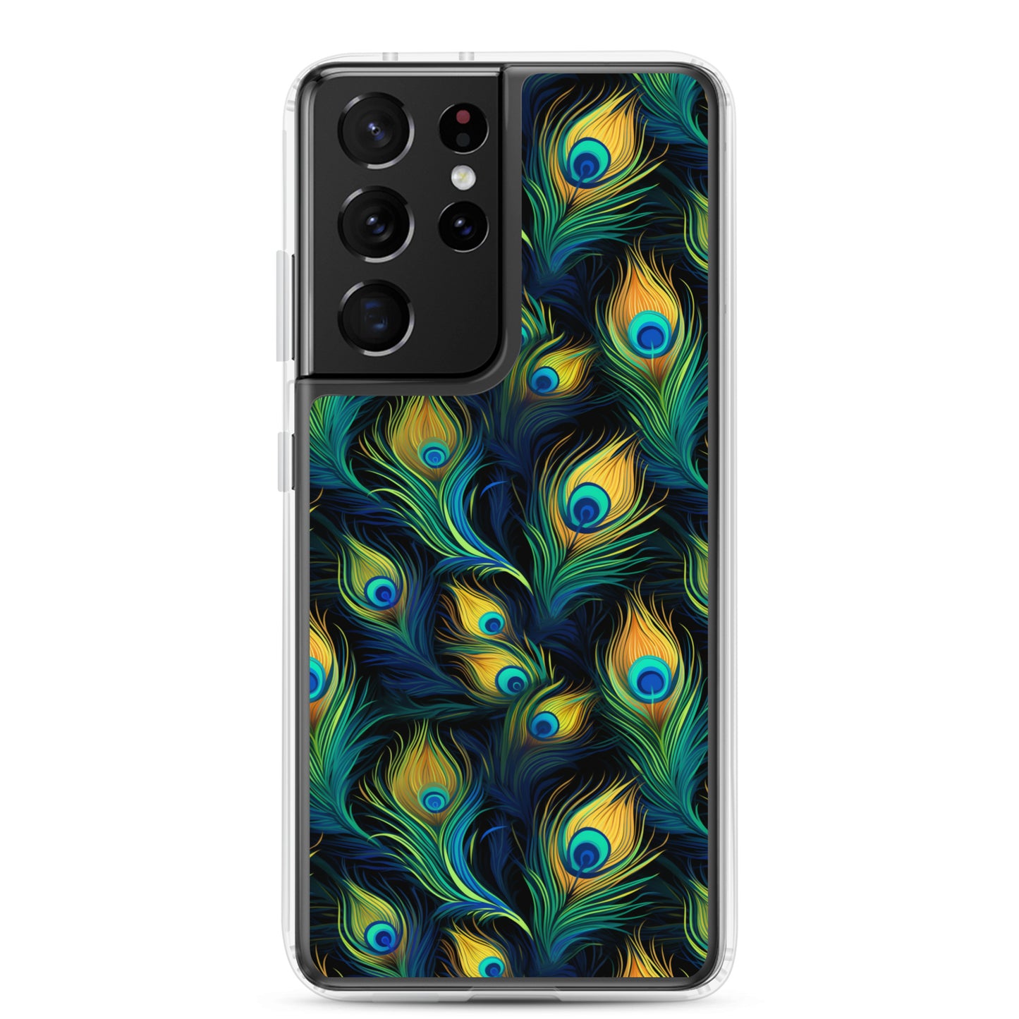 Samsung Case - Peacock Feather Pattern