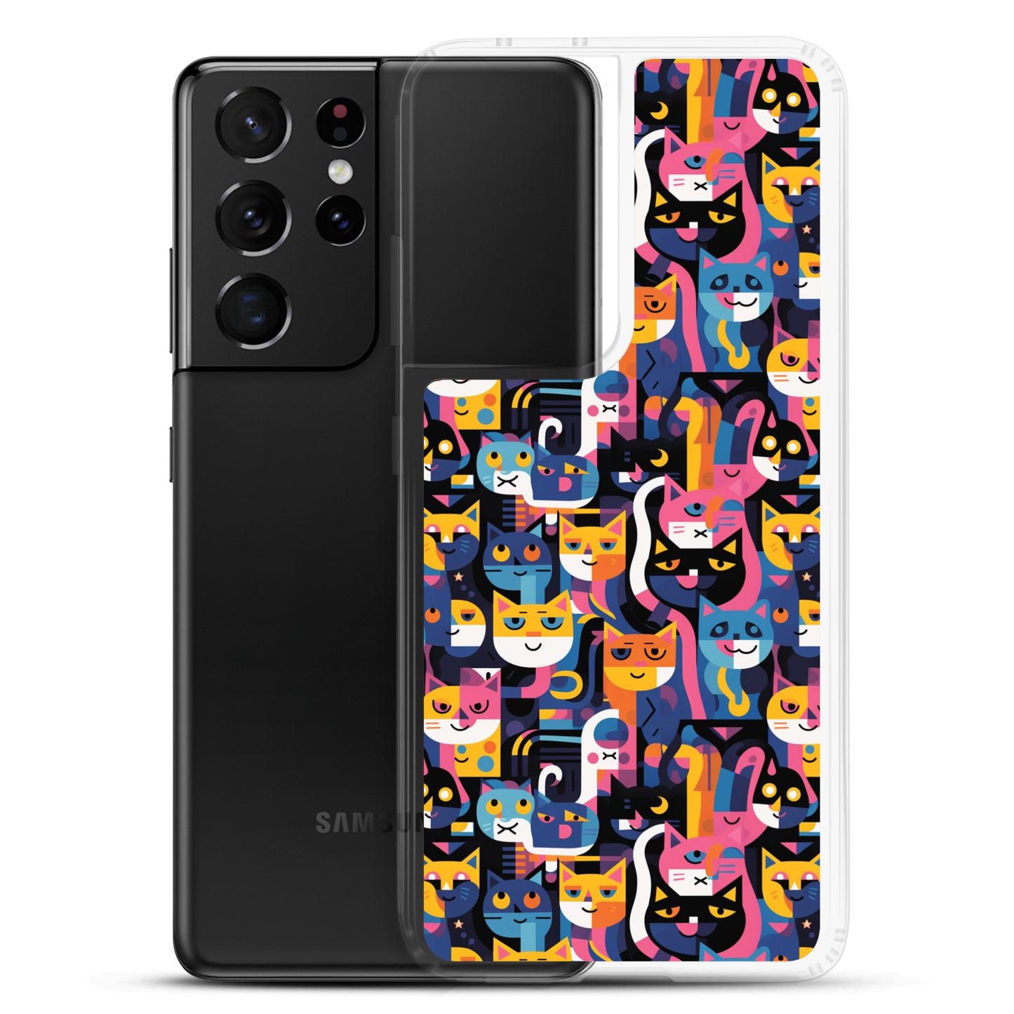 Samsung Case - Colorful Cats