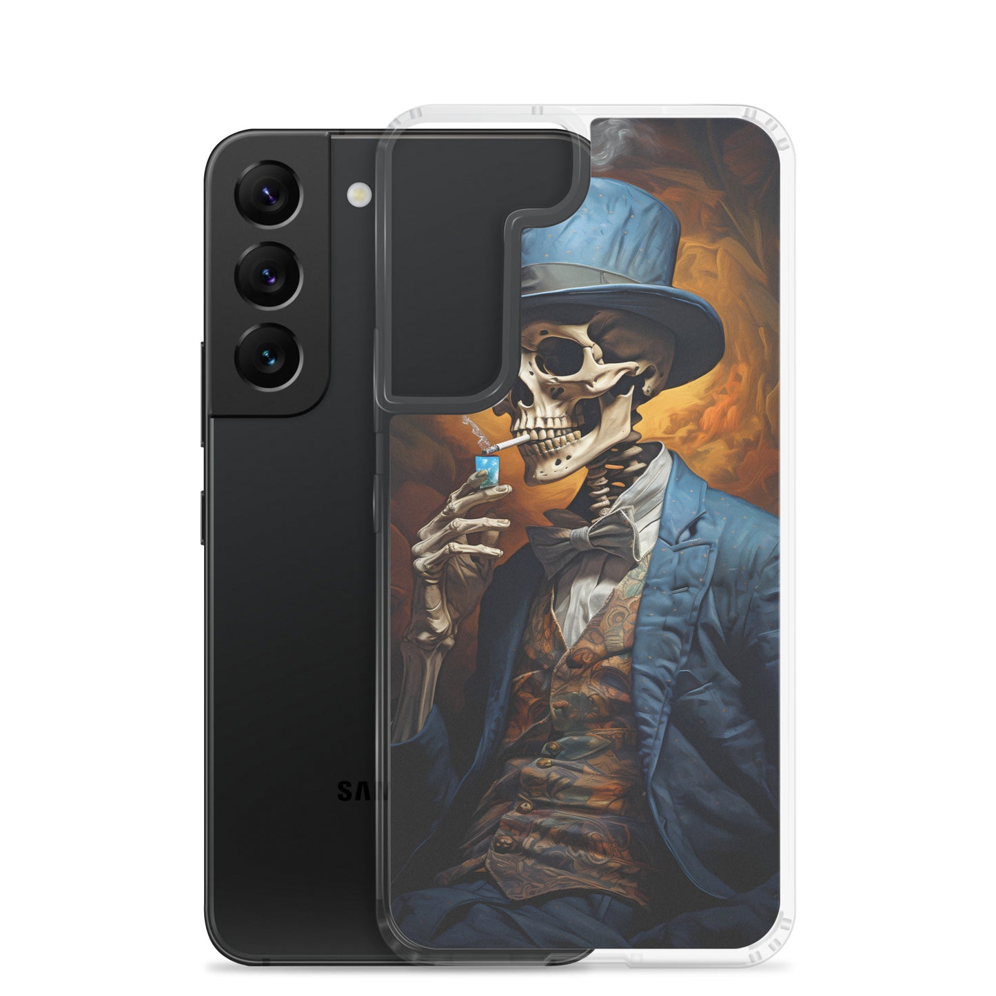 Samsung Case - Dapper Smoking Skeleton