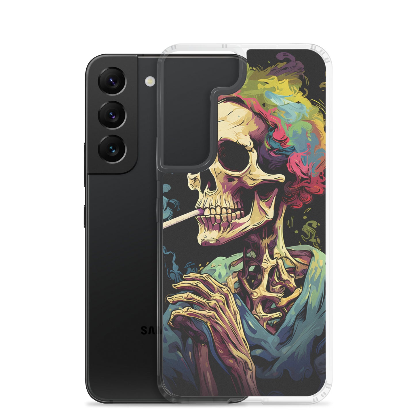 Samsung Case - Smoking Dead Skeleton