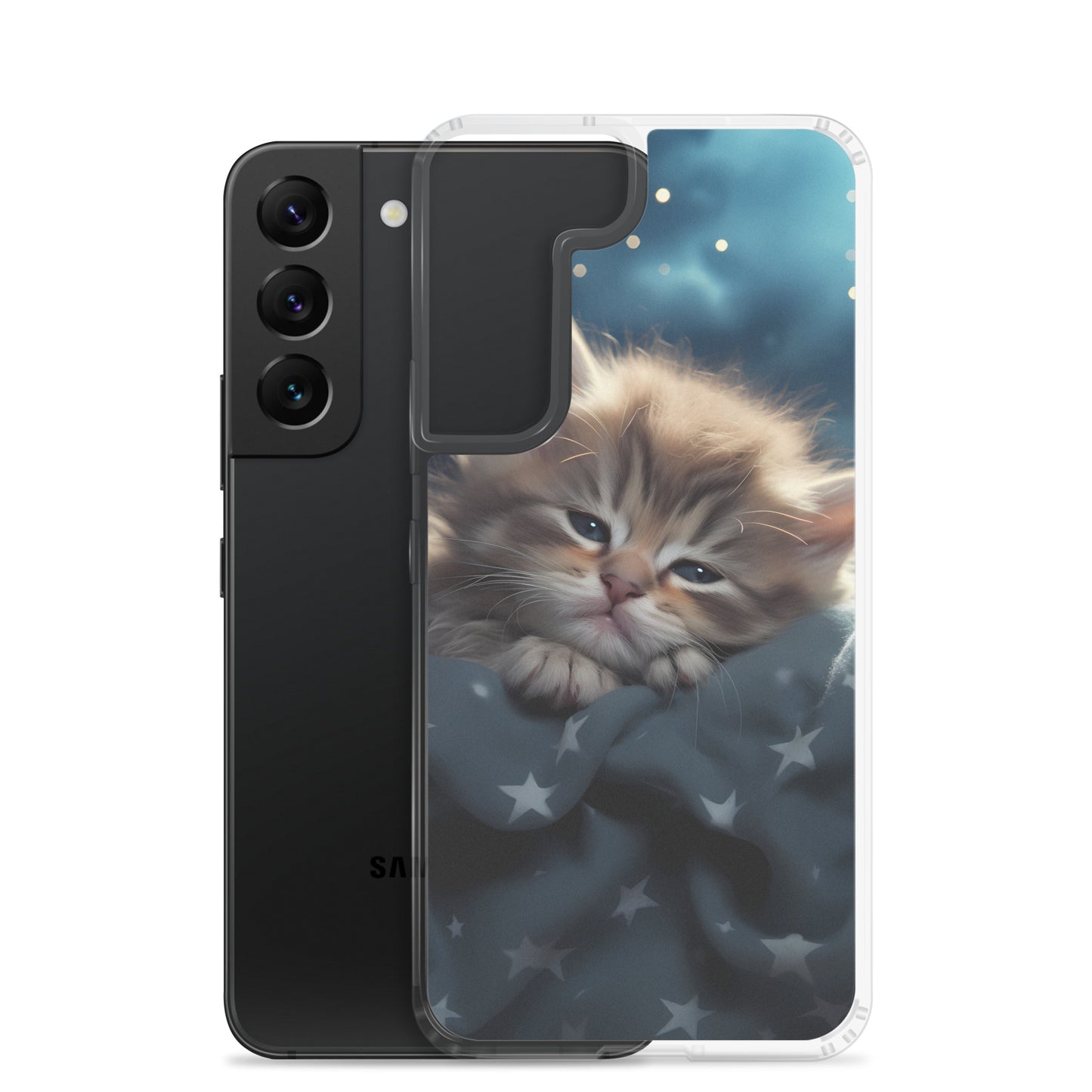 Samsung Case - Sleepy Star Kitty