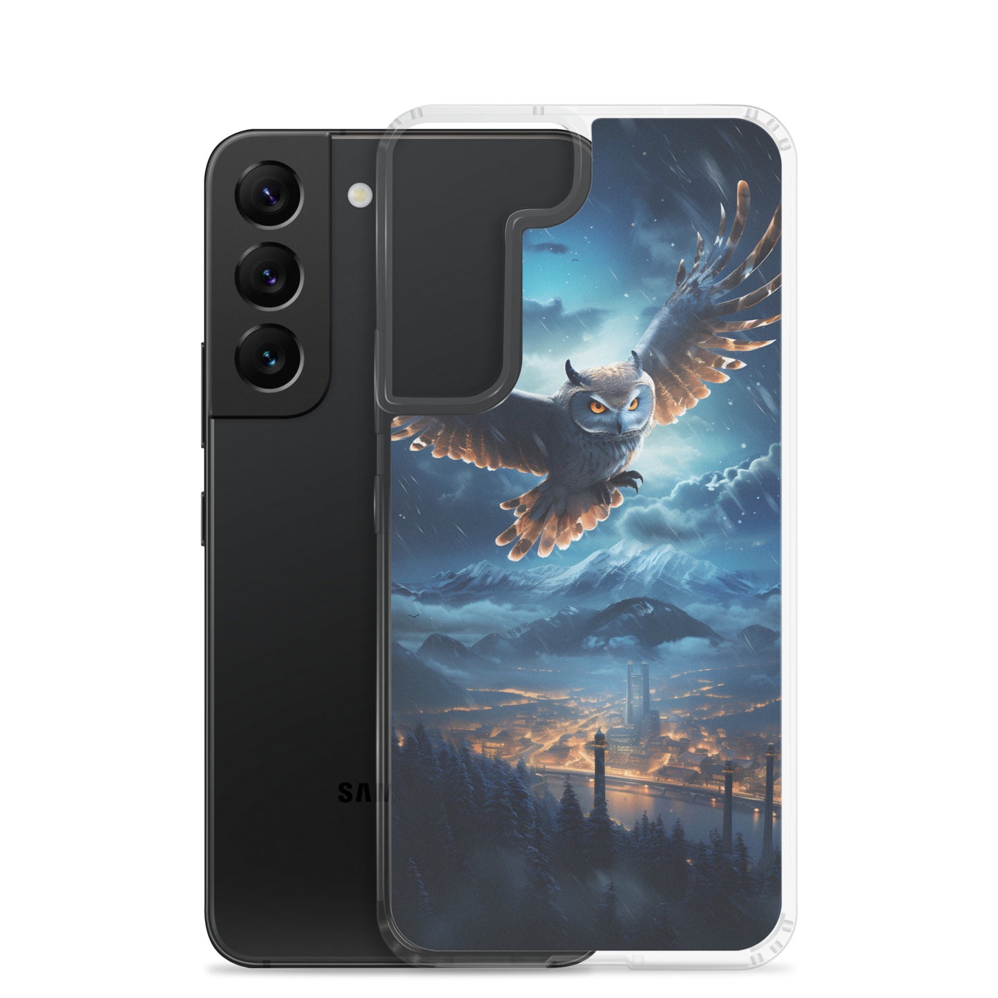 Samsung Case - Night Owl Over City